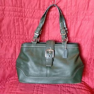 Timless hunter green coach